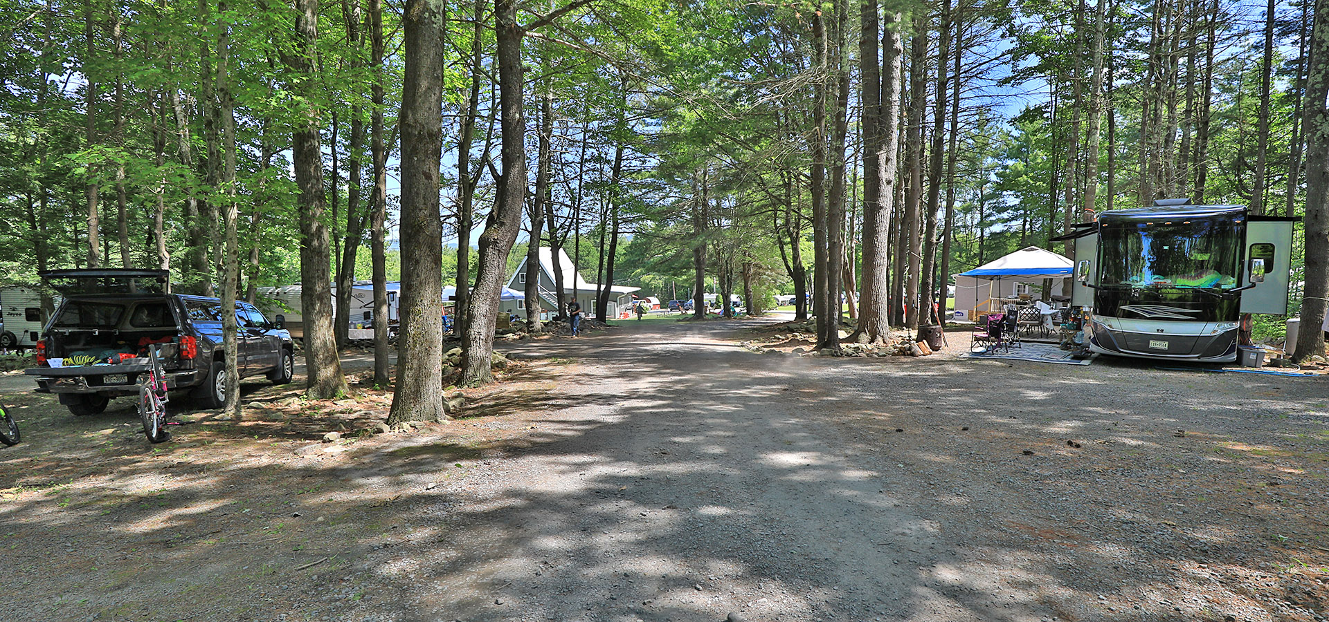 Campsites at Country Roads Campground