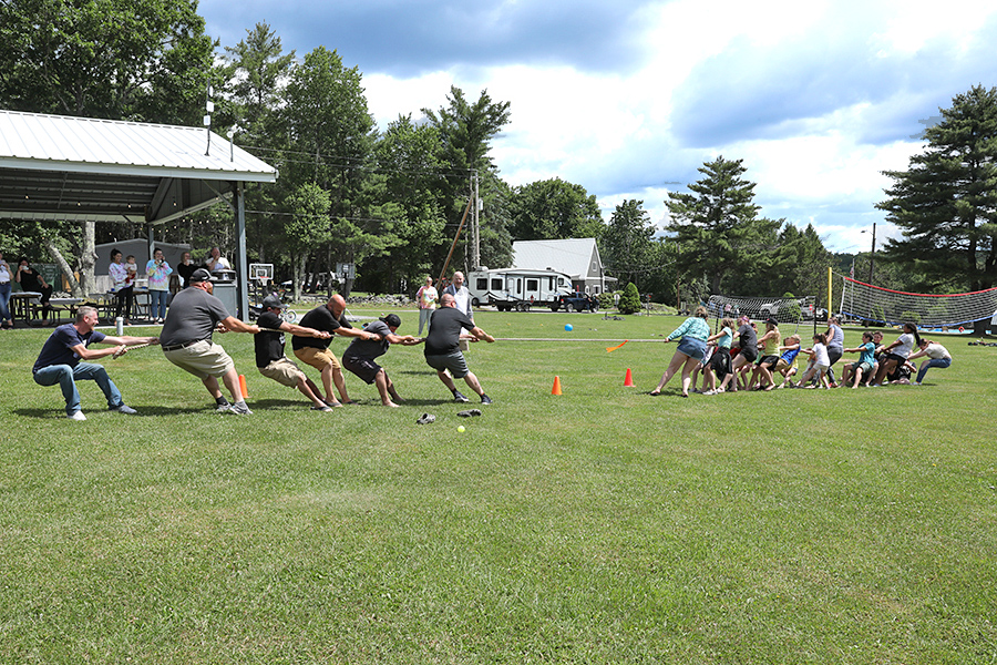 Tug-O-War at Country Roads Campground